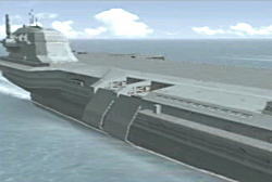 USN空母/マデイラ島近海